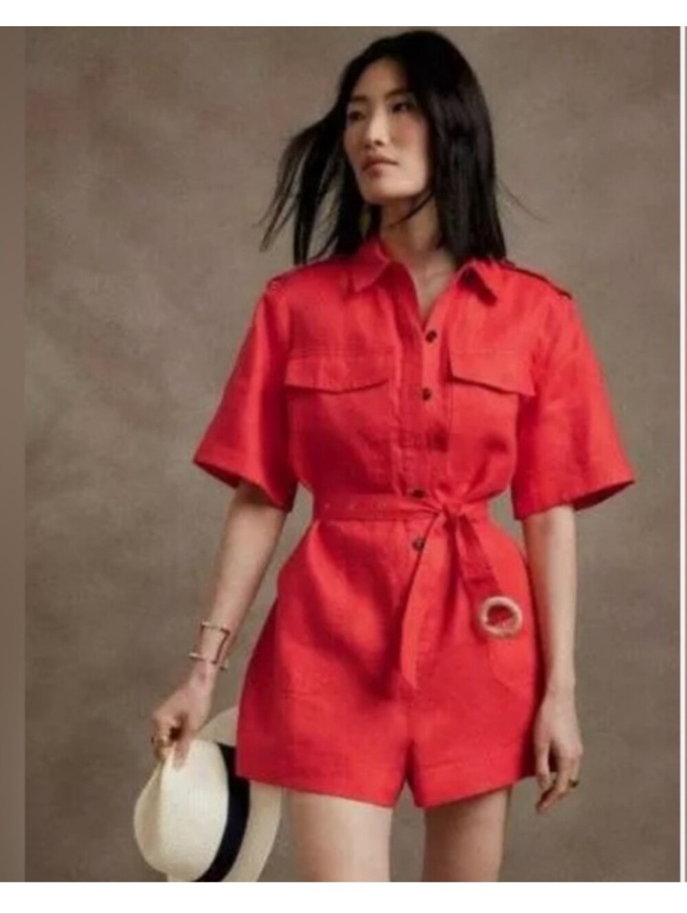 Banana Republic Linen Jumpsuit NWT